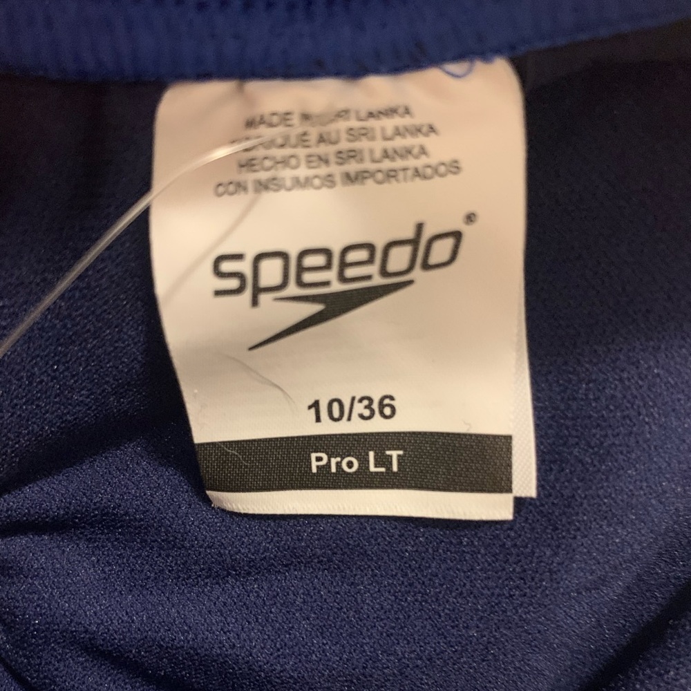 NWT Speedo Women’s One Piece Athletic Swimsuit Size 10 - Picture 5 of 10